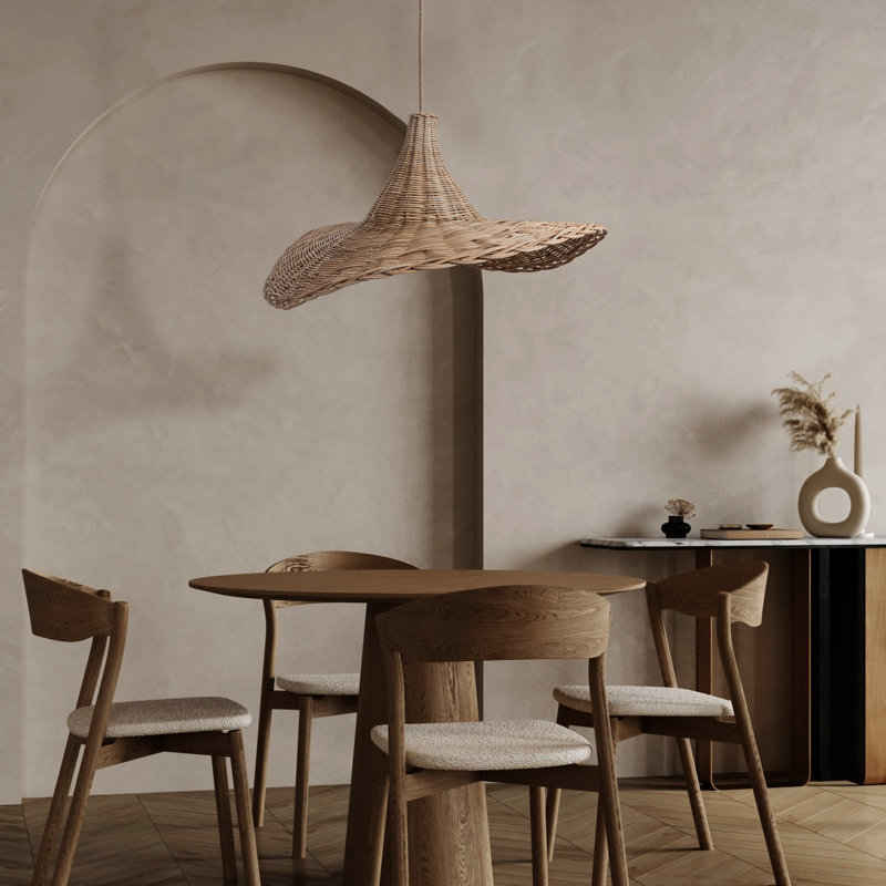 Luminaire suspendu zen en rotin Zen