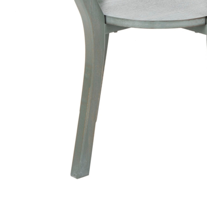 Table d'appoint Rhodes Elm - Table d'appoint ronde classique à piédestal 22 po avec tablette inférieure pour la maison et le bureau
