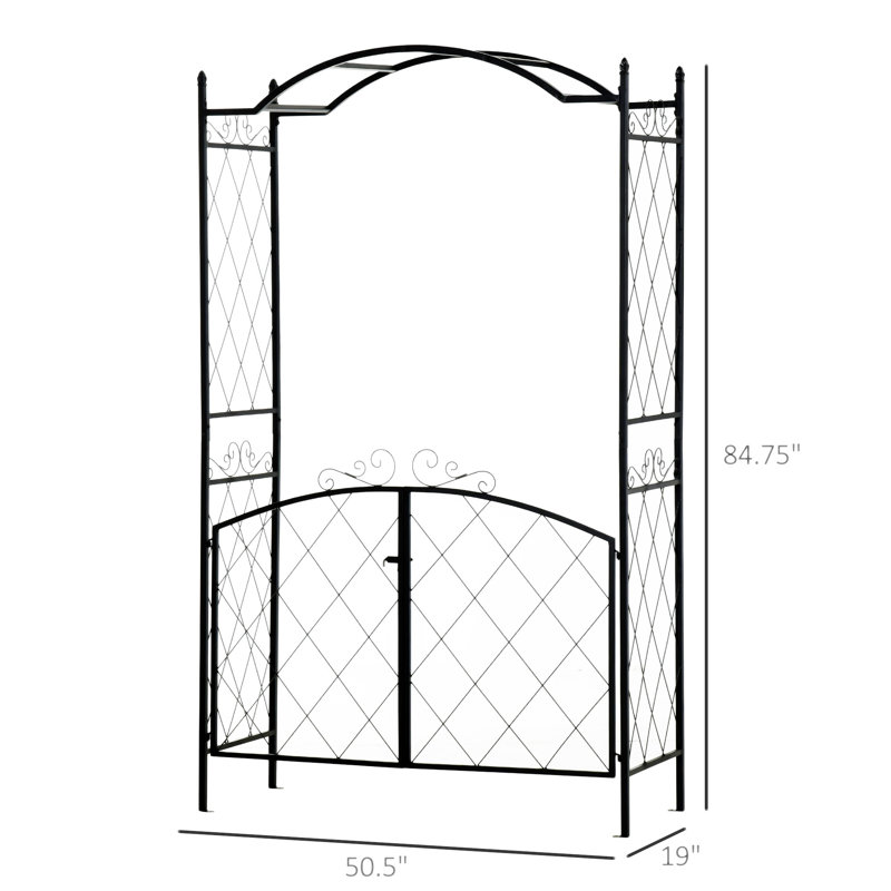 Tonnelle de jardin 85 po Outsunny