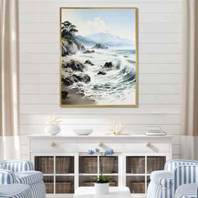 «Vanalstyne Beach Photo Mountain Majesty II», reproduction sur toile