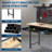 Heavy Duty Garage Workbench w/Pegboard, Wood Workbench with Tool Storage,Power Strip,LED Lighting,Industrial Work Table w/Drawers,Hanging Kits for Garage,Workshop,Basement