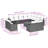  Garden Sofa Set Grey