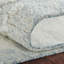 Dereonna Hand Knotted Wool Abstract Area Rug in White-447901319
