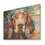 Chien, basset hound, art mural sur bois de pin naturel-101408161