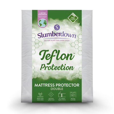 Slumberdown Teflon Water Resistant 30cm Pocket Depth Mattress Protector
