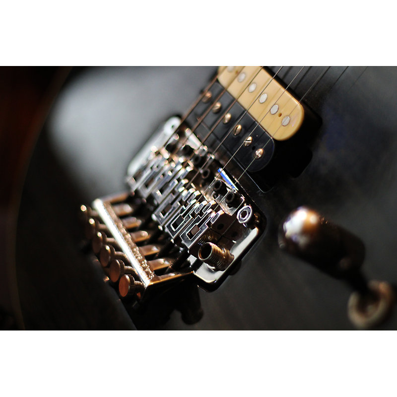 Guitar Bridge - Wrapped Canvas Print, 30cm H x 46cm W