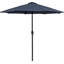 Parasol de patio en tissu / aluminium avec base Chavelle