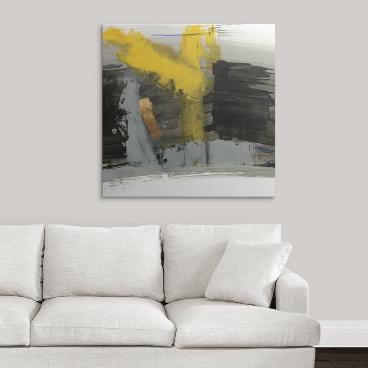 «Hive I», reproduction d'art Funkley, H 35 po x l 35 po x P 1,5 po, Toile