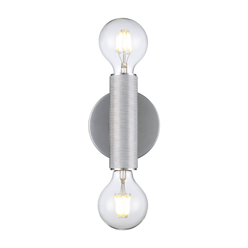 Cabot Armed Sconce, 6" H x 4.7" W x 3.3" D, Polished Chrome