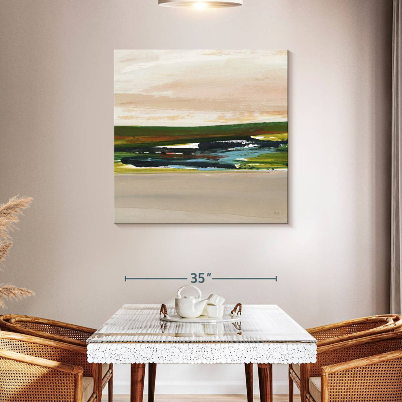 Green Is My Valley I, 39" H x 39" W