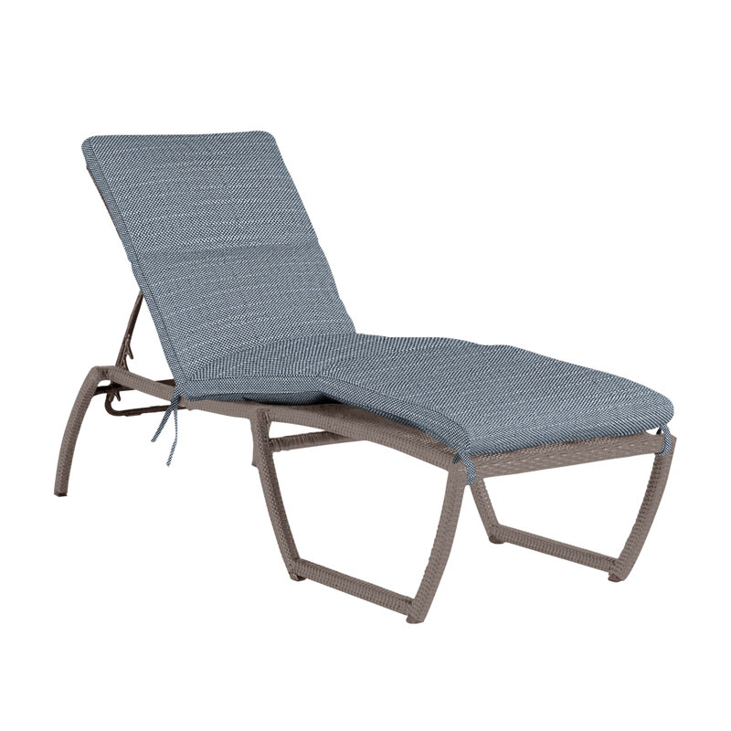 Chaise tissée Skye - Huître, Pas de soudure, InsideOut® Rollo ‑ lin Chambray, Huître