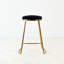 Tabourets de bar modernes de luxe Elburt 26,2 po avec pieds dorés-874330494