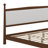 Mid-Century Upholstered Bed Frame With Headboard-110771510-110771513