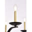 Lustre en roue de chariot à 6 lumières de style bougie Henton-330678278-330010121