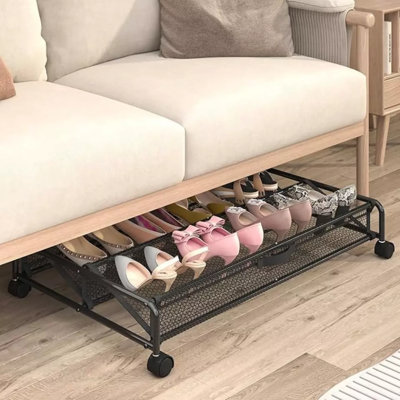 Rangement pour chaussures sous le lit