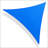 Colourtree Triangle Sun Shade Sail Canopy Fabric Cloth Screen, Water Permeable & UV Block UPF50-34340571-92661602