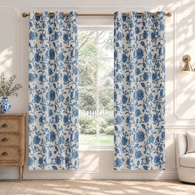 Zawacki Linen Blend Blackout Sliding Panel Pair