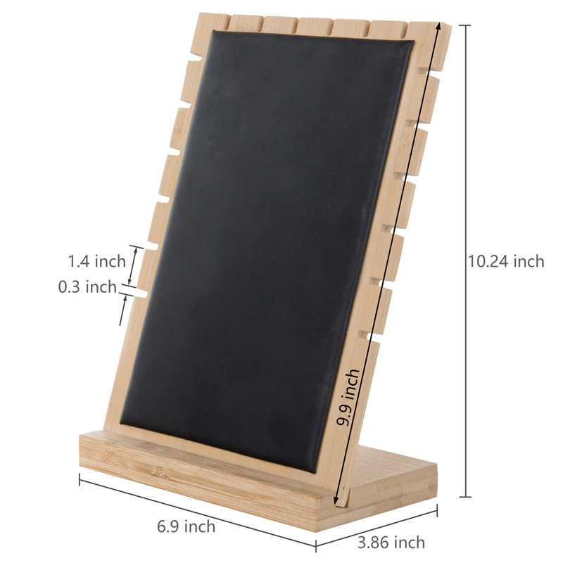 Bamboo Tabletop Necklace Jewellery Stand