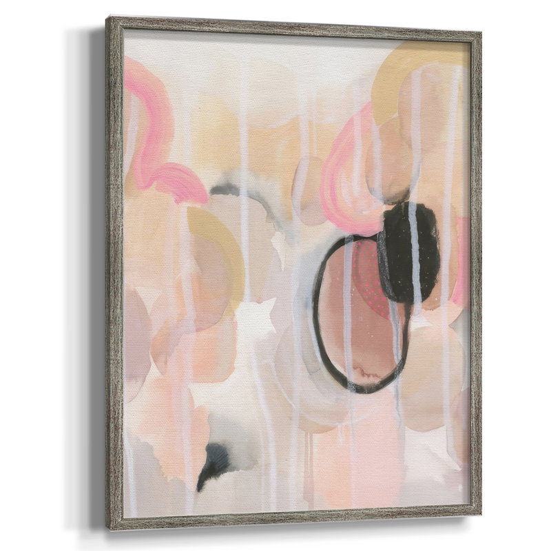 «Pink Avocados II», reproduction encadrée - bois massif, H 30 po x l 24 po