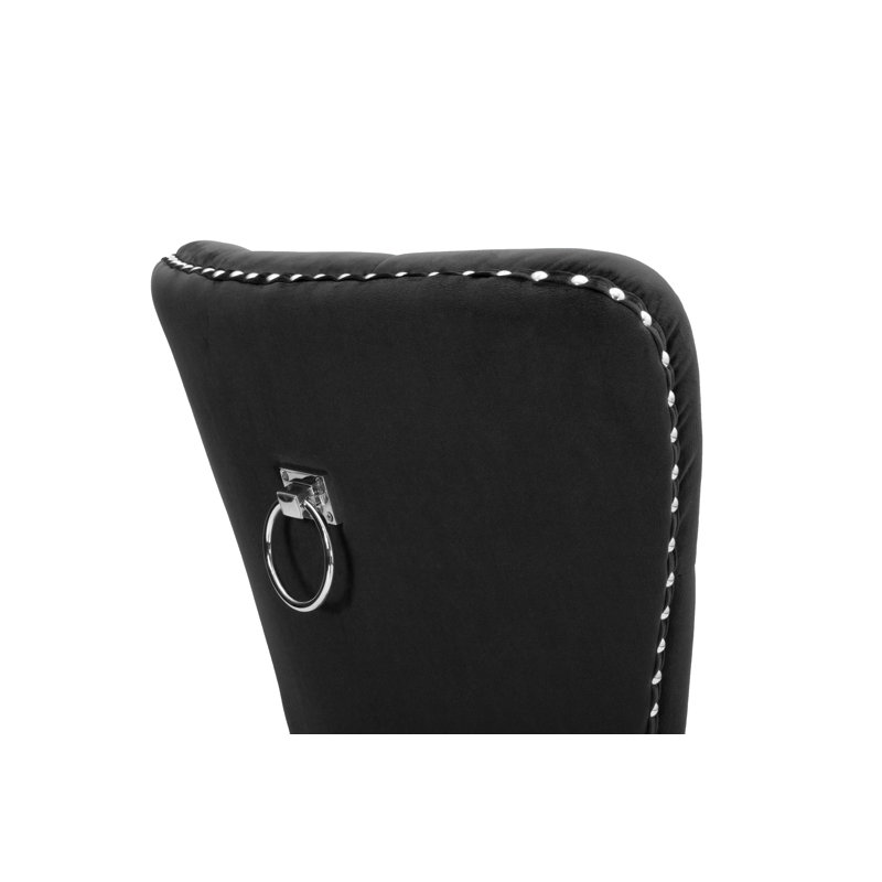 Tewkesbury Upholstered Counter Stool, Black