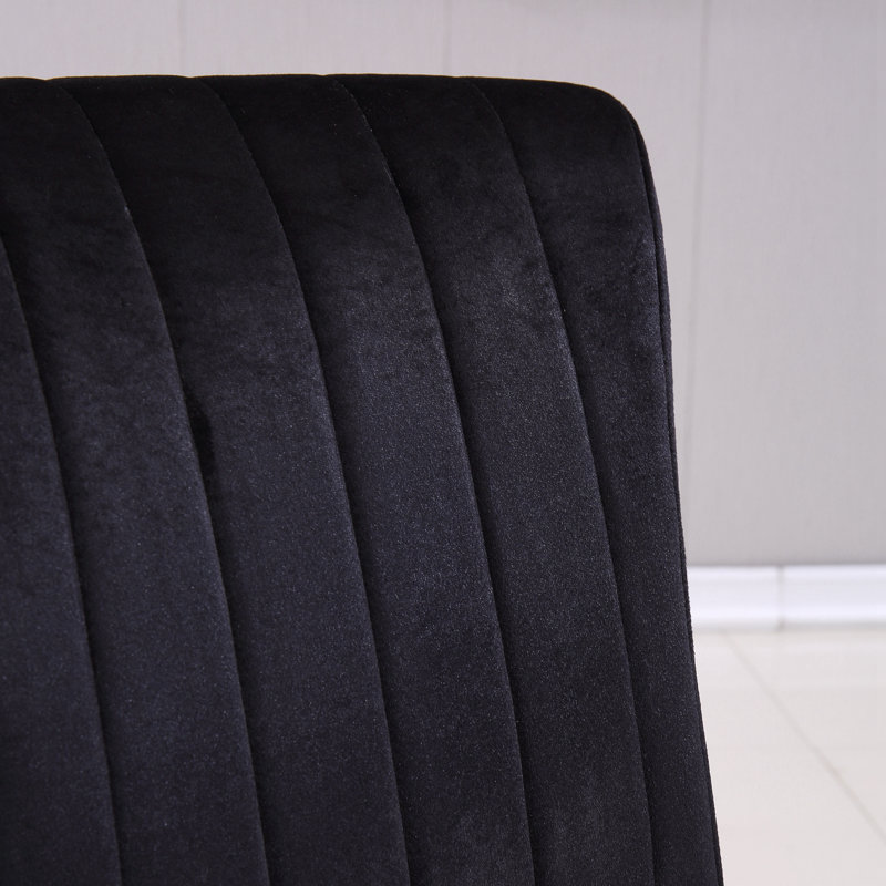 Faux Leather Dining Chairs, Accent Armless Chairs, Upholstered dining room chair, dinning chair,kitchen chair, Gray, Gold
