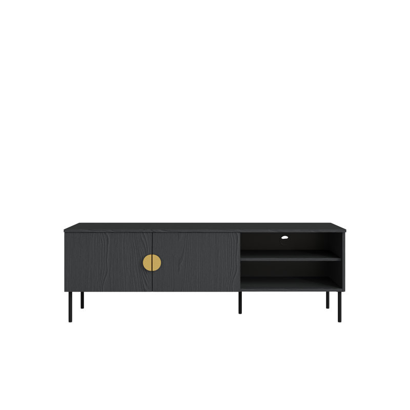TV Stand for TVs up to 70", Black Graphite
