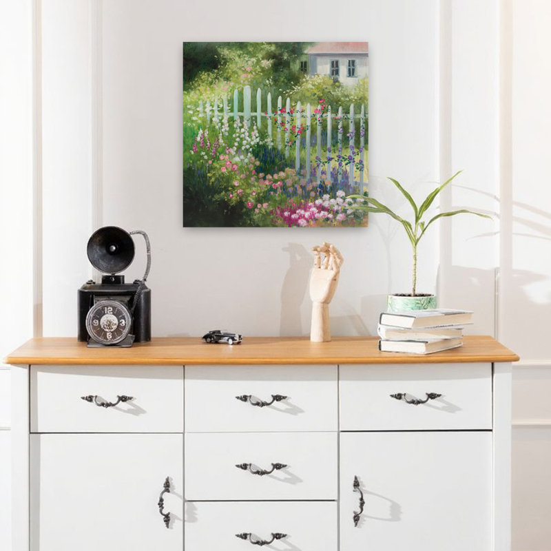 Cottage Art floral, H 18 po x l 18 po