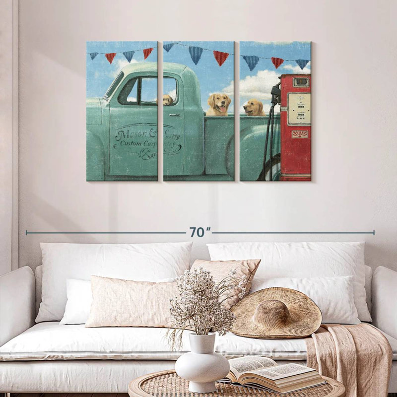 Ketti Lets Go For A Ride, 28" H x 45" W