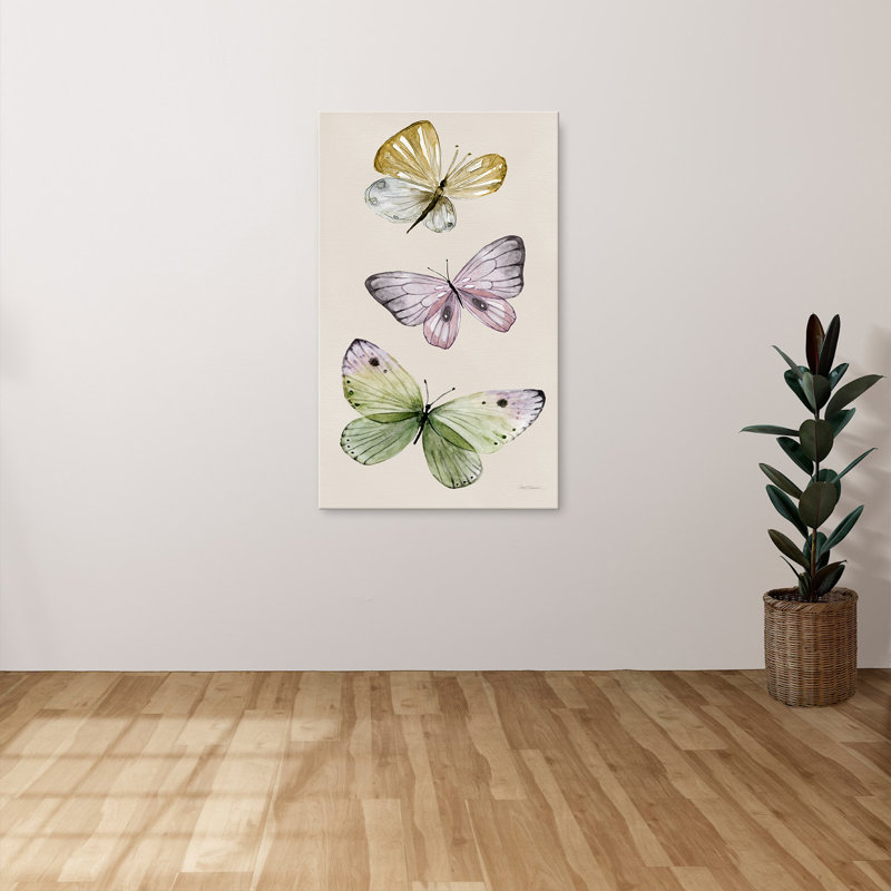 "Fly Away II" par Carol Robinson, reproduction sur toile, H 40 po x l 24 po x P 1,5 po