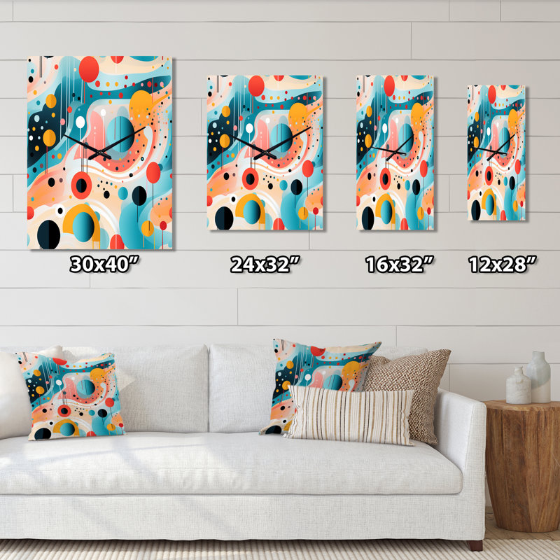 Horloge murale Jamirah, H 32 po x l 14 po x P 1 po
