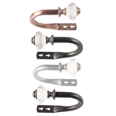 Aluminum And Steel Curtain Holdback