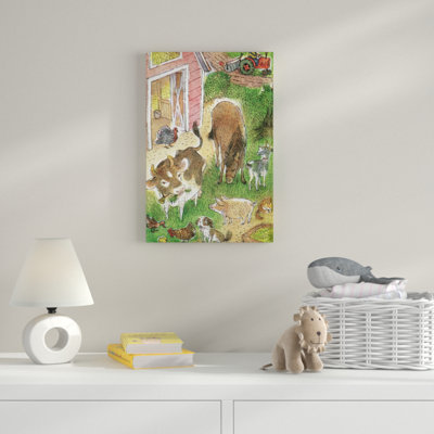 «Farm Animals», reproduction sur toile tendue