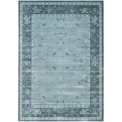 Plumley Viscose Pile Oriental Rug