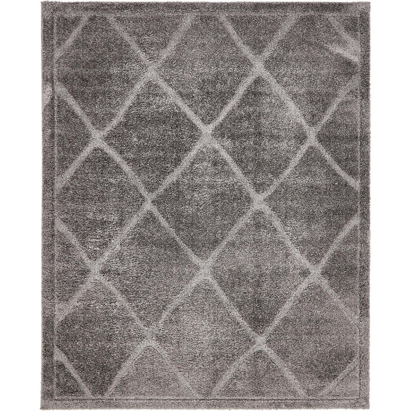 Lattice Oriental Indoor Rug, Rectangle 8' x 10'