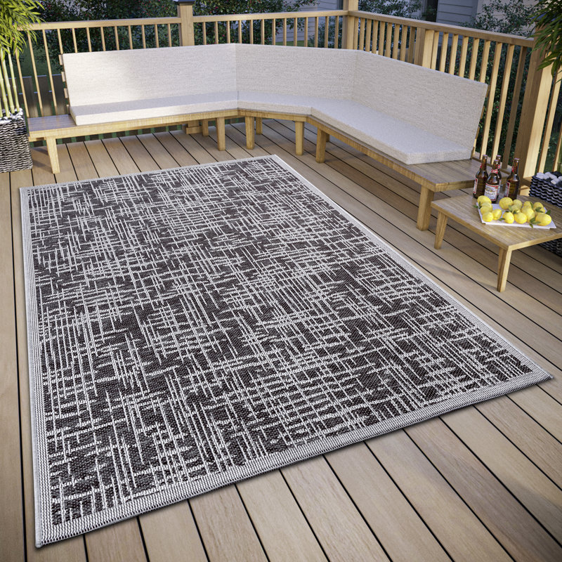 Telu Flatweave Grey/Beige Rug, Rectangle 290 x 190cm