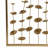 Mercer41 Set Of 2 Small Blooms Iron Metal Wall Panels In Gold - 32 Inches - Perfect For Home Decor - Shop Now