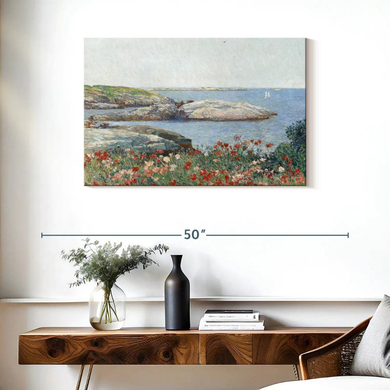 Alvord Poppies Isles Of Shoals, H 24 po x l 36 po