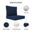 Sunbrella Outdoor Cushion for Arm Chair, Arnot Seat/Back Replacement Cushion for Outdoor Furniture-1478527637-1478527627