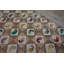Tapis bouclé bouclé en laine antique ivoire beige blanc crème