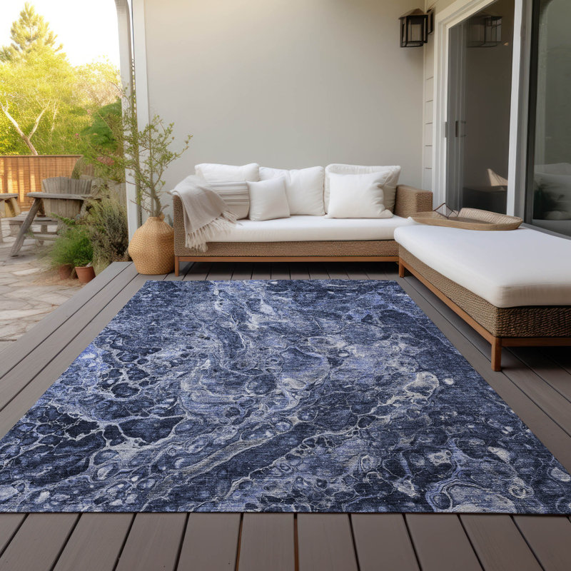 Tapis intérieur / extérieur Radrrick, Rectangle 9 pi x 12 pi
