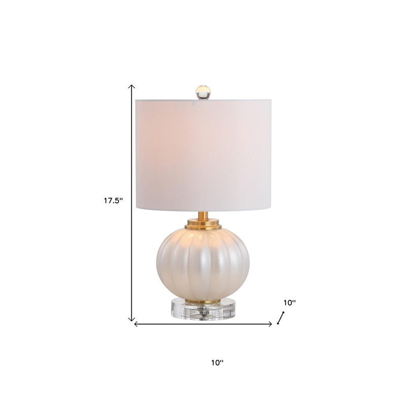 Lampe de table en verre doré / blanc A | M Lighting