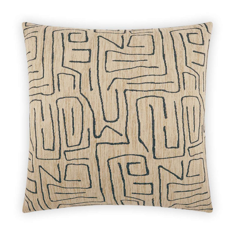 Novato Pillow Cover & Insert, Square 24", Jute