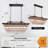 Vintage 6-Lights Rectangular Crystal Chandelier Dimmable