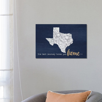 Best Journey - Texas by Marla Rae - Print on Canvas
