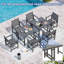 Ensemble repas de patio 7 pièces Bensley-365136397