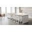 Ensemble de 4 chaises pliantes, chaise pliable en résine avec siège rembourré, blanc-1286744315