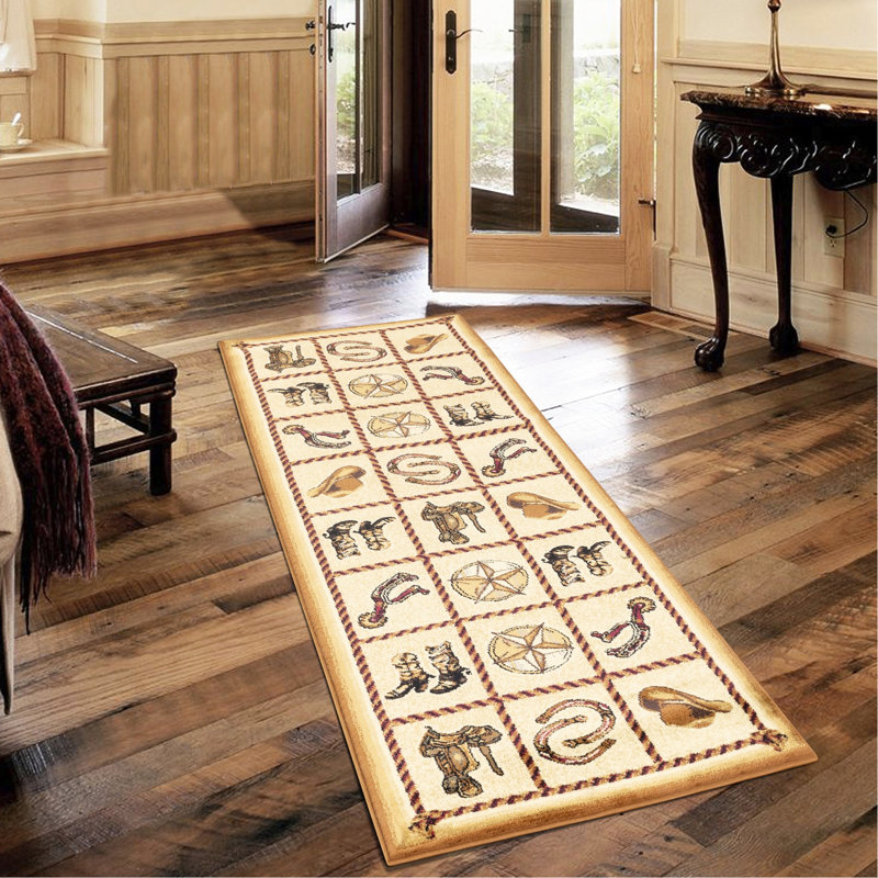 Beige 7 po Tapis X 3 - Tribes Gcyls4010 Teinture élégante et pratique en polypropylène avec dossier en jute fabriqué en Turquie pour les salles de bain 2,7 7,3 odeur à 100%