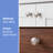 Brushed Nickel Cabinet Knobs, 30-Pack Round Mushroom Drawer Pulls (1.18 in) - Zinc Alloy Hardware, Fingerprint-Resistant, Easy Install for Cabinets, Dresser, Bathroom, Closet - Size 3 x 3 x 2.8 cm