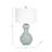 Chinyere Stoneware and Ceramic Table Lamp with Metal Accents and Fabric Shade-91956358