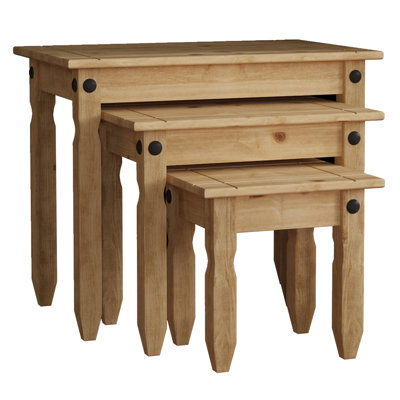 Recdo Solid Wood Nesting Tables